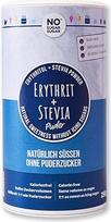 Be cukraus Eritritritolis + Stevijos milteliai, 250 g, veganiškas, 100 % cukraus ir kalorijų neturintis cukraus pakaitalas, dantis tausojantis 1:1 cukraus saldumas, sveika alternatyva be skonio kepimui ir