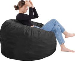 Bean Bag kėdė 3ft atminties putų užpildytas nuimamas aksomo dangtelis Bean Bag kėdės suaugusiems paaugliams apvali sofa kėdė gyvenamasis kambarys miegamasis ir žaidimų kambarys