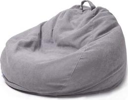Bean Bag apima Bean Bags Vaikų miegamasis Gyvenamasis kambarys Sodas (tik padengti) Žaidimų Bean Bag vidaus Beanbag, pilka, L