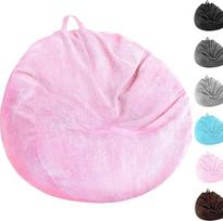 Bean Bag kėdės dangtis (be užpildo), skalbiamas, itin minkštas velvetas tvirtas užtrauktukas, Bean Bag dangtis, skirtas pliušiniams žaislams ar tekstilei tvarkyti, maišelis Bean Bag suaugusiems, paaugliams