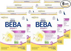 BEBA „Expert HA 2“ – tęstinis pienas, skirtas vartoti nuo 6 mėnesių, hidrolizuotas maistas, patentuotas produktas, sudėtyje tik laktozė, be palmių aliejaus, be žuvų taukų, kūdikių maistas, pieno milteliai kūdikiams, 6 vnt. pakuotė (6 x 550 g)
