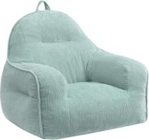 BEJOY Patogios Bean Bag kėdės su įdaru Pilkai žalia