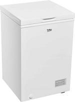 BEKO - CF100EWN - Šaldiklis, horizontalus, E klasės, statinis, bendras neto tūris: 98lt, elektroninis valdymas, balta spalva, matmenys VxŠxG: 84,5 x 54,5 x 54,5