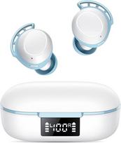 Belaidės „Bluetooth 5.3“ ausinės su mikrofonu, ausinės su įdėklais „Bluetooth 60H“ su giliais baisais, 2025 m. belaidės ausinės, USB-C