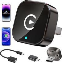 Belaidis adapteris, „2-in-1“, „Plug & Play“, automatinis prisijungimo atkūrimas, „Wi-Fi“ 2,4 + 5,0 GHz, „Bluetooth“ 5.0, USB C/A raktas, suderinamas