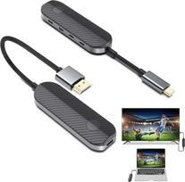 Belaidis HDMI siųstuvas ir imtuvas, belaidis HD signalo prailgintojas, „Plug & Play“ tipo nešiojamasis belaidis ekrano adapteris, skirtas prijungti mobilųjį telefoną, planšetinį kompiuterį ar nešiojamąjį kompiuterį prie monitoriaus, projektoriaus ar telev