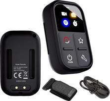 Belaidis kameros nuotolinio valdymo pultas, 15 m valdymo atstumas, atsparus vandeniui iki 1M, įmontuota 435 mAh baterija su rankine kilpa, įkrovimo kabelis, skirtas „GoPro Hero 13/12/11/10/9/8/Max“