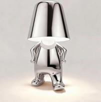 Belaidis LED kūrybinis stalinis šviestuvas, įkraunamas akumuliatoriumi, nešiojamas nešiojamas šviestuvas Dimmable Cute modelio dizainas restoranui, miegamajam, kiemui, studijai, skirtas Kalėdoms, naktiniam staliukui