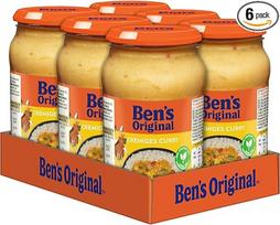 BEN'S ORIGINAL Ben's Original Sauce Creamy Curry, 6 stiklinės (6 x 400 g)