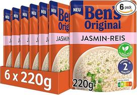 Ben's Original Express Reis Jasmin, 6 pakuotės (6 x 220g)