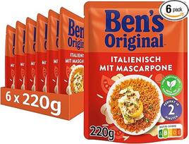 BEN'S ORIGINAL Express Rice Itališki pomidorai ir maskarponė 6 x 220g