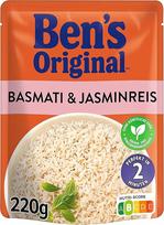 BEN'S ORIGINAL™ Express Basmati ir jazminų ryžiai 220 g