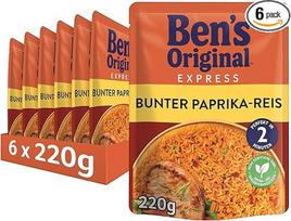 BEN'S ORIGINAL™ Express Spalvoti ryžiai su pipirais 6 x 220 g