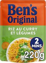BEN'S ORIGINAL Reis su kariu ir brangakmeniais, 2 minutės (1 x 220 g)