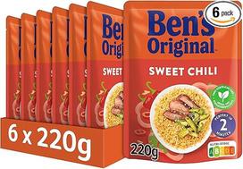 BEN'S ORIGINAL™ Express Rice, Sweet Chilli, 6 x 220 g