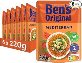 BEN'S ORIGINAL™ Express Viduržemio jūros regiono ryžiai 6 x 220 g