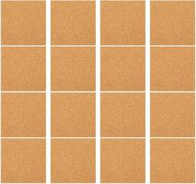 Bendrojo pavadinimo 60 vnt. lipnių kvadratinių kamštinių padėkliukų (10 x 10 cm) iš kamštienos, skirtų naudoti kaip padėkliukus, baldų ir sienų apsaugai, rankdarbiams bei mažoms vazoninėms gėlėms