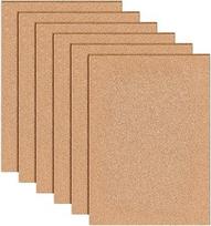 BENECREAT 6 x 29,7 x 21 cm lipnios kamštinės plokštės, 7 mm storio izoliacinės kamštinės pagrindo plokštės, lipnios plokštės, skirtos sienų dekoravimui vestuvių vakarėliams, "pasidaryk pats" amatų reikmenims