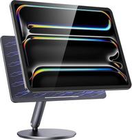 BENKS Magnetinis "iPad" stovas "iPad Pro" 13 colių (M5 2025 / M4 2024), reguliuojamas 360° kampu besisukantis pagrindas, sulankstomas aliuminio laikiklis stalui, biurui ir namams