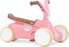 BERG GO2 „2-in-1“ retro kartingas su pedalais ir stumiamas automobilis, rožinis
