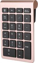 Bewinner RF304 skaitmeninė klaviatūra su 22 klavišais, belaidė USB "Plug and Play" mini klaviatūra su imtuvu, ergonominė skaitmeninė klaviatūra "Android" / "Windows" / "OS" (rožinis auksas)