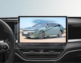 BIBIBO navigacijos apsauginė plėvelė, ekrano apsauga, suderinama su VW Passat B9 Variant 2024 2025, 12,9 colio grūdintas stiklas 9H navigacijos ekranui, Passat priedai