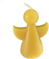 Bičių vaško žvakė „Classic Angel“ 9 cm, 100 % grynas bičių vaškas