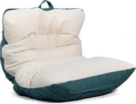 Big Joe Roma Bean Bag kėdė Oat Sherpa ir Sage Vegan Suede Soft Polyester 3ft