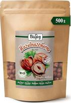 Biojoy Ekologiški lazdyno riešutai be kevalų (500 g), sveiki ir nesūdyti, lazdyno riešutų branduoliai be priedų