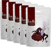 biotti Šafrano gijos 5 g Super Negin kokybė iš tvaraus auginimo Intensyvus šafrano aromatas, rankomis surinktas ir švelniai išdžiovintas aukščiausios kokybės šafranas Paella, ryžių patiekalams, arbatai be priedų