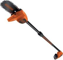 BLACK+DECKER teleskopinės gyvatvorių genėjimo žirklės iki 4 m atstumu / tinka sunkiai pasiekiamoms šakoms / greitas aukščio reguliavimas, lengvas laikymas / 18 V teleskopinis pjūklas - GPC1820L20
