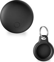 Bluetooth Schlüsselfinder 1er Pack, Smart Tag Kompatibel mit Apple Wo ist APP(nur iOS), Air Tracker Tag für Schlüssel/Gepäck/Koffer/Brieftasche, IP67 Wasserdicht, Austauschbarer Akku