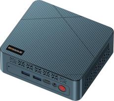 BOSGAME E2 Air 3501U „Ryzen 5“ mini kompiuteris su 8GB DDR4, 256GB SATA SSD ir trimis ekranais | Mini stalinis kompiuteris, kurio dažnis siekia iki 3,7 GHz, 2x HDMI 2.0, USB-C, „Wi-Fi 5“, „Bluetooth 5.0“ – idealiai tinka posėdžių salėms ir namų biurams.