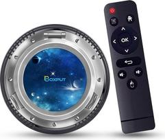 BOXPUT BP6 Android TV Box, TV Box 6k Ultra HD, Smart TV Box, Streaming Box, Android TV Box WiFi6, TV Box Android 2025, 4GB RAM, 32GB ROM, Allwinner H618 Quad Core, Palaiko 6K dekodavimą, BT5.0+TV Box