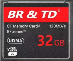 BR & TD „Extreme“ 32GB, 120MB/s, UDMA „Compact Flash“ (CF) atminties kortelė