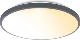 BRILONER – LED lubinis šviestuvas su nuotolinio valdymo pultu, reguliuojamas šviesos stiprumas, dekoratyvinė apdaila, šiltos baltos iki neutralios baltos spalvos, LED lempa, lubinis šviestuvas, svetainės lempa, virtuvės lempa, lubinis apšvietimas, 38 x 6,