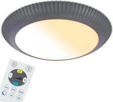 BRILONER – LED lubų šviestuvas su reguliuojamu apšvietimu, nuotolinio valdymo pultu, CCT funkcija, apvalus, 46 cm, antracito spalvos