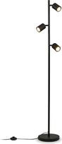 BRILONER – Stovinis šviestuvas su pėdiniu jungikliu, 3x GU10, pasukamas, 22 x 141 cm