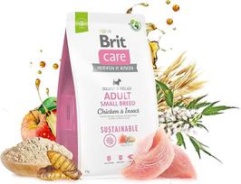 Brit Care Dog Sustainable Adult Small Breed Chicken & Insect - sausas maistas šunims - 7 kg