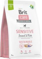 BRIT Care Dog „Sustainable Sensitive Insect & Fish“ sausas šunų ėdalas, 3 kg
