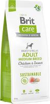 BRIT Care Dog – „Sustainable Adult Medium Breed Chicken & Insect“ – sausas šunų ėdalas – 12 kg