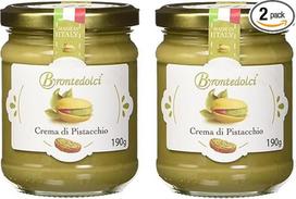 Brontedolci Pistacijų kremas saldus su 40 % pistacijų iš Sicilijos (Etnos) 2 x 190 g, 2 pakuotės