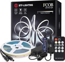 BTF-LIGHTING FCOB COB rinkinys, LED juosta, šaltai balta, 6000 K, 5 m, 360 LED/m