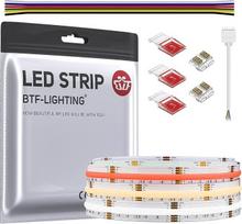 BTF-LIGHTING FCOB COB RGBCCT lanksti didelio tankio LED juosta, 3 m, 840 LED/m
