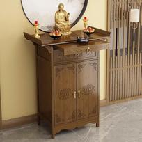 Buddha-Altartisch aus Bambus mit Schublade, chinesischer Meditationsnischenschrank, Heim-Räuchertisch für spirituelle Übungen, 80 x 40 x 108 cm (31,4 x 15,7 x 42,5 Zoll)
