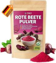 Burokėlių milteliai, 250 g, švelniai ore džiovinti burokėlių milteliai