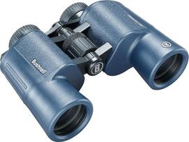 Bushnell - H2O 2 - Binokliai - 12x42 tamsiai mėlyni Porro - su daugiasluoksne danga - atsparūs vandeniui/prieš rūką - pasukami okuliaro gaubteliai - vandens sportas - valtys