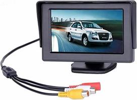 BW 10,9 cm (4,3 Zoll) TFT-LCD automatinis monitorius su šviesos diodų apšvietimu, ekranas su fotoaparatu, DVD