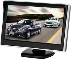 BW 5 colių HD 800 * 480 automobilių monitorius Spalvotas TFT LCD mini automobilių galinio vaizdo monitorius Automobilių stovėjimo aikštelės galinio vaizdo monitoriaus ekranas DVD VCD atbulinės eigos kamerai