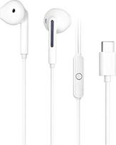 C tipo ausinės, laidinės, USB-C ausinės su mikrofonu, triukšmą izoliuojančios stereo ausinės, suderinamos su „Samsung“, „Huawei“, „Google“ ir „Android“ USB-C įrenginiais